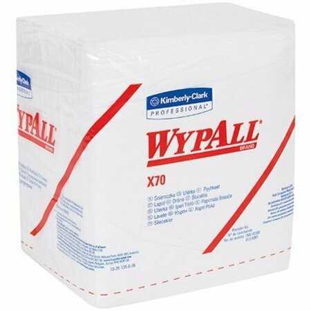 BSC PREFERRED Kimberly Clark WypALL X70 1/4 Fold Industrial Pro Wipers Bulk Pack, 12PK S-14816